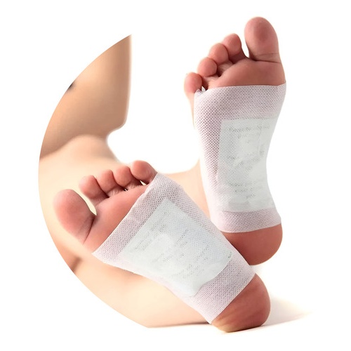 Parches X 10 para pies desintoxicantes y relajantes