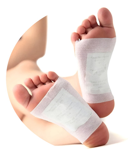 Parches X 10 para pies desintoxicantes y relajantes