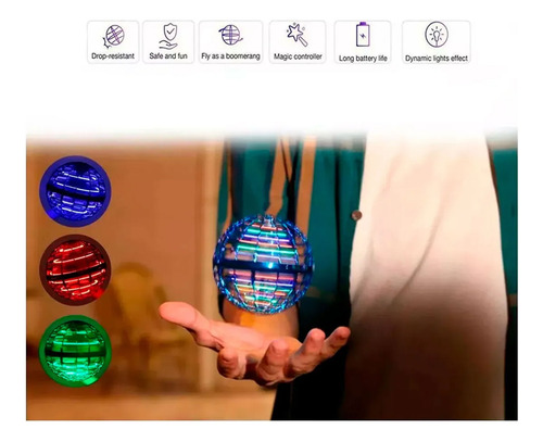 Pelota voladora RGB con efecto boomerang Bb0103 - Imagen 28