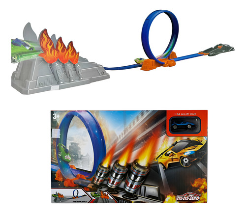 Pista carrera lanza auto 25100