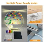 Pizarra mágica circular luminosa LED - Image 7