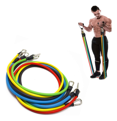 Set_Kit_De_5_Bandas_Elasticas_Latex_Ejercicio_11_Piezas_D_935601-MLA89362551263_082025-O.jpg Set 5 Mangueras Bandas Elasticas Latex 11 Pcs Jt003 - Image 1