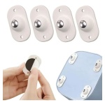 Set X4 Rueditas Adhesivas Giratorias Transportadoras Hogar