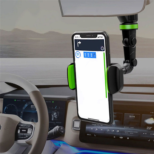 Soporte Celular Gps Espejo Retrovisor Multifuncional 360° - Image 2