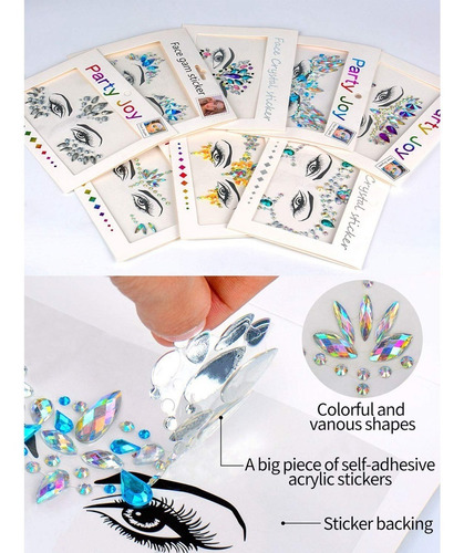 Stickers gemas faciales autoadhesivas - Image 19