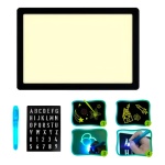 Tablero De Dibujo Luminoso Pizarra Mágica A4 Fluorescente