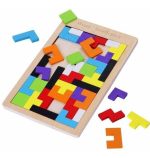 Tetris 40 Piezas Madera Montesori Rompecabezas Encastre - Image 4