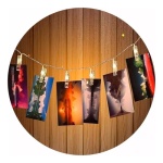 Guirnalda LED de 20 broches cálida 220v