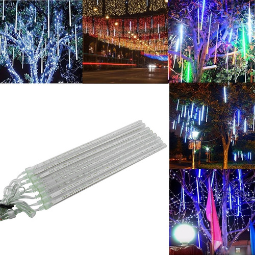 Guirnalda tubos lluvia de meteoritos