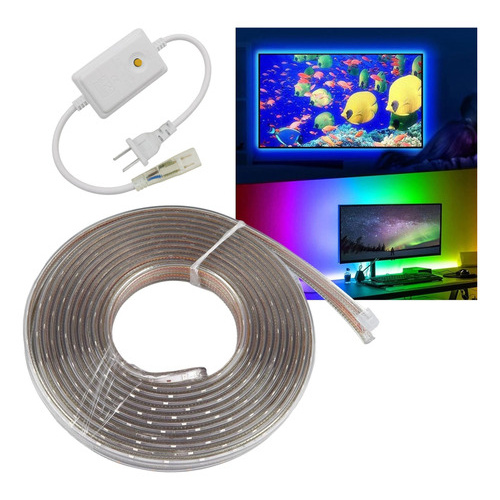 Tira LED RGB multicolor 10mts