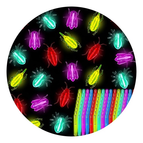 100 colgantes insectos luminosos Hallowen Yj0908