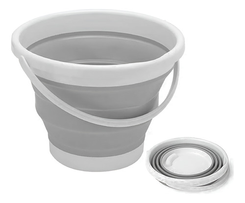 Balde plegable redondo de silicona 10 Lts - Image 8
