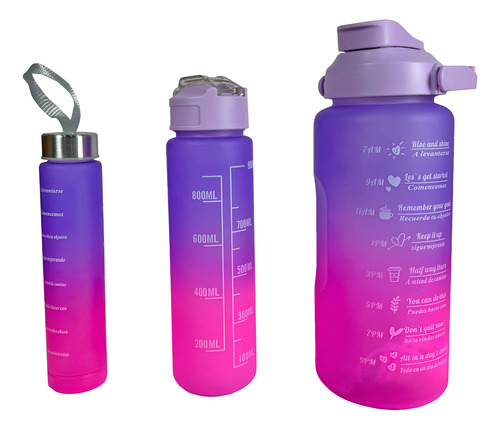 Botellas deportivas set 3 en degrade Bot333 - Image 15