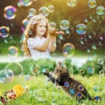 Burbujero Pistola Gun Semiautomatico Lanza Burbujas A Pilas - Image 5