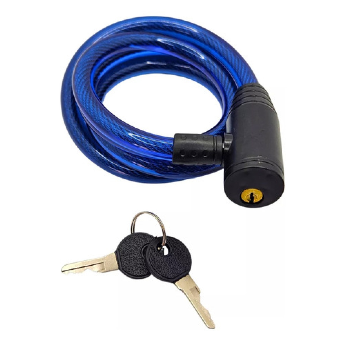 Cadena Para Bicicleta O Moto Linga Acero Trenzado Con Llaves - Image 1