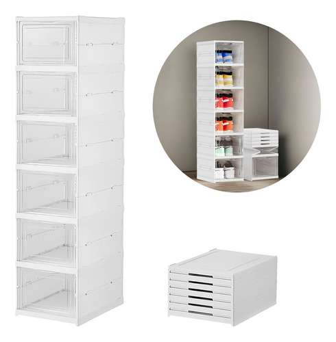 X6 cajas organizadoras de zapatillas plegables Xl06 - Image 1