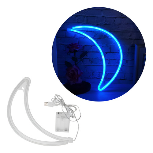 Cartel media luna neon a USB y a pilas A10 - Image 7