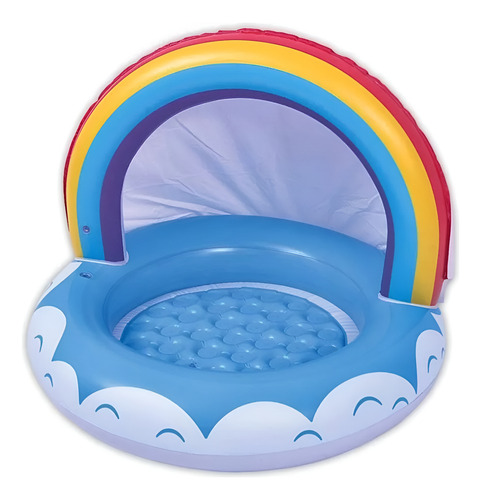 Colchoneta arcoíris inflable de pileta 21067 - Image 1