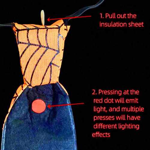 Corbatas luminosas X 12 para Halloween 689 - Image 6