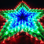 Corona estrella navideña LED RGB El235 - Imagen 4