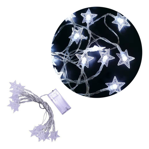 Guirnalda 20 estrellas LED blancas - Image 2