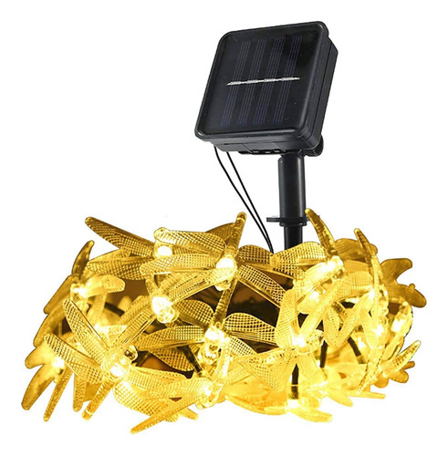 Guirnalda 20 luces libélulas LED solar