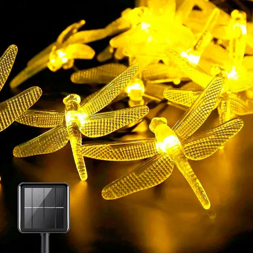 Guirnalda 20 luces libélulas LED solar - Image 4