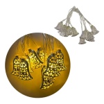 Guirnalda luces LED campanas cálidas 15311