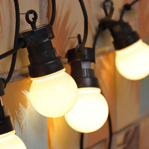 Guirnalda 10 focos LED blanco cálido 343ca - Image 8