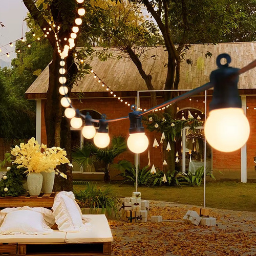 Guirnalda 10 focos LED blanco cálido 343ca - Image 4