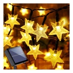 Guirnalda 30 luces LED estrellas solar 15318