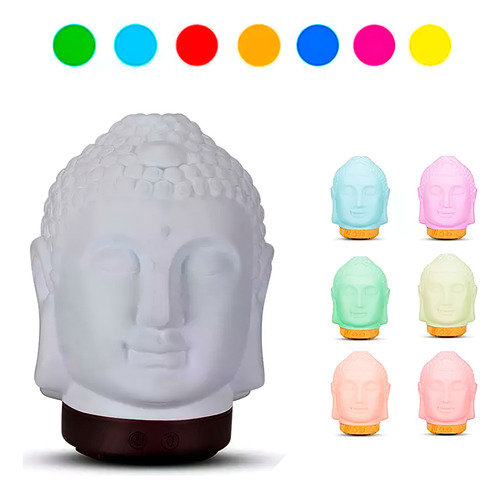 Humidificador Buda Yoga Con Luz Led Difusor Multicolor 24483 - Image 1