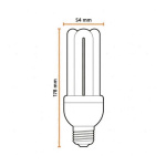 Lámpara luz LED negra ultravioleta 20w - Image 7
