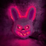Máscara conejo con luz neón Halloween Yj0912 - Image 3