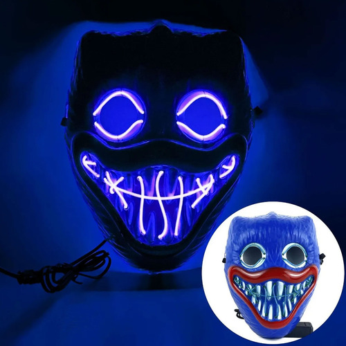 Máscara de poppy playtime con luz neón Halloween Yj0914 - Image 14