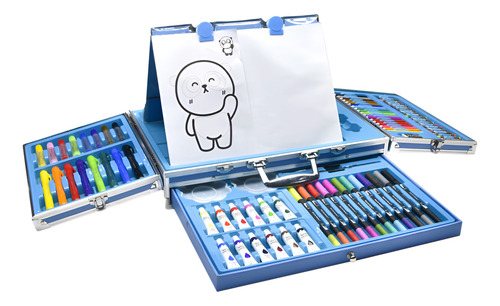 Set de arte para dibujo 106 piezas en maletín 25015