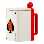 Taza de cerámica diseño póker Mt09355