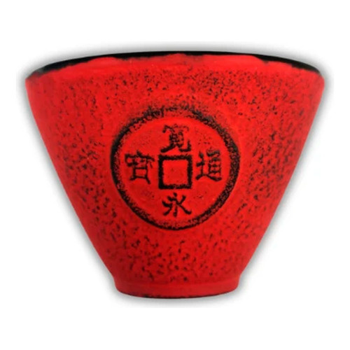 Taza roja de hierro fundido Mt09068