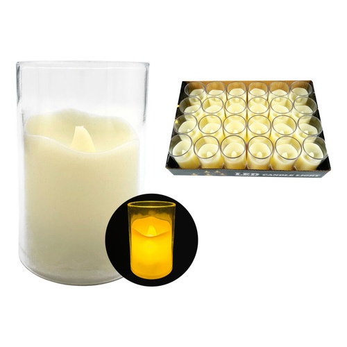 Velas LED X 24 cálidas Zle22