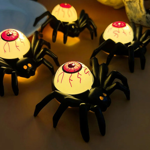 Velas ojo arañas X 12 con luz LED Halloween Ar9 - Image 2