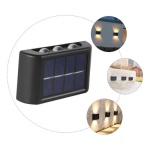 Aplique solar bidireccional de pared con 6 LED - Imagen 4