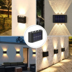 Aplique solar bidireccional de pared con 6 LED - Imagen 2
