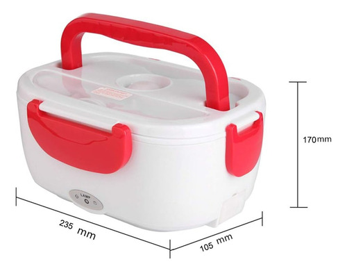 Lonchera Vianda Electrica Porta Comida 1.5 L Auto 505384a - Imagen 12