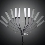 Luz LED estrella regulable con 4 brazos flexibles Bl-04 - Image 6