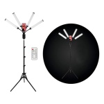 Luz LED estrella regulable con 4 brazos flexibles Bl-04