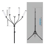 Luz LED estrella regulable con 4 brazos flexibles Bl-04 - Image 7