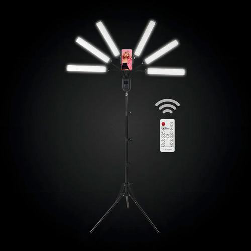 Luz LED estrella regulable con 6 brazos flexibles Bl-06 - Image 4