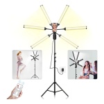 Luz led estrella 6 brazos flexibles trípode bl-06 mlpz - Image 3