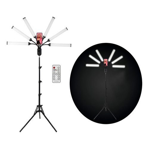 Luz LED estrella regulable con 6 brazos flexibles Bl-06