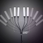 Luz led estrella 6 brazos flexibles trípode bl-06 mlpz - Image 8